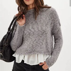 Free People Opal Roll Neck Sweater Large